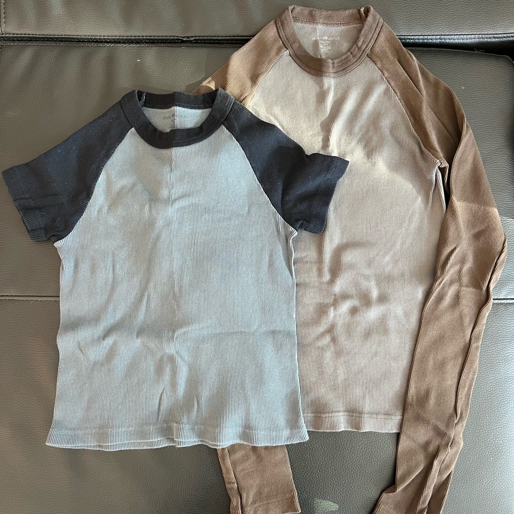 Brandy shirts, both